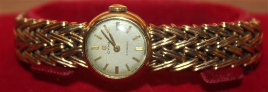 Ladys 9ct gold Cyma watch